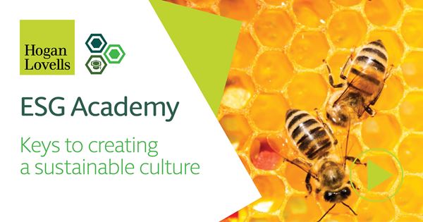 Clickable video player image showing bees and text: Keys to creating a sustainable culture